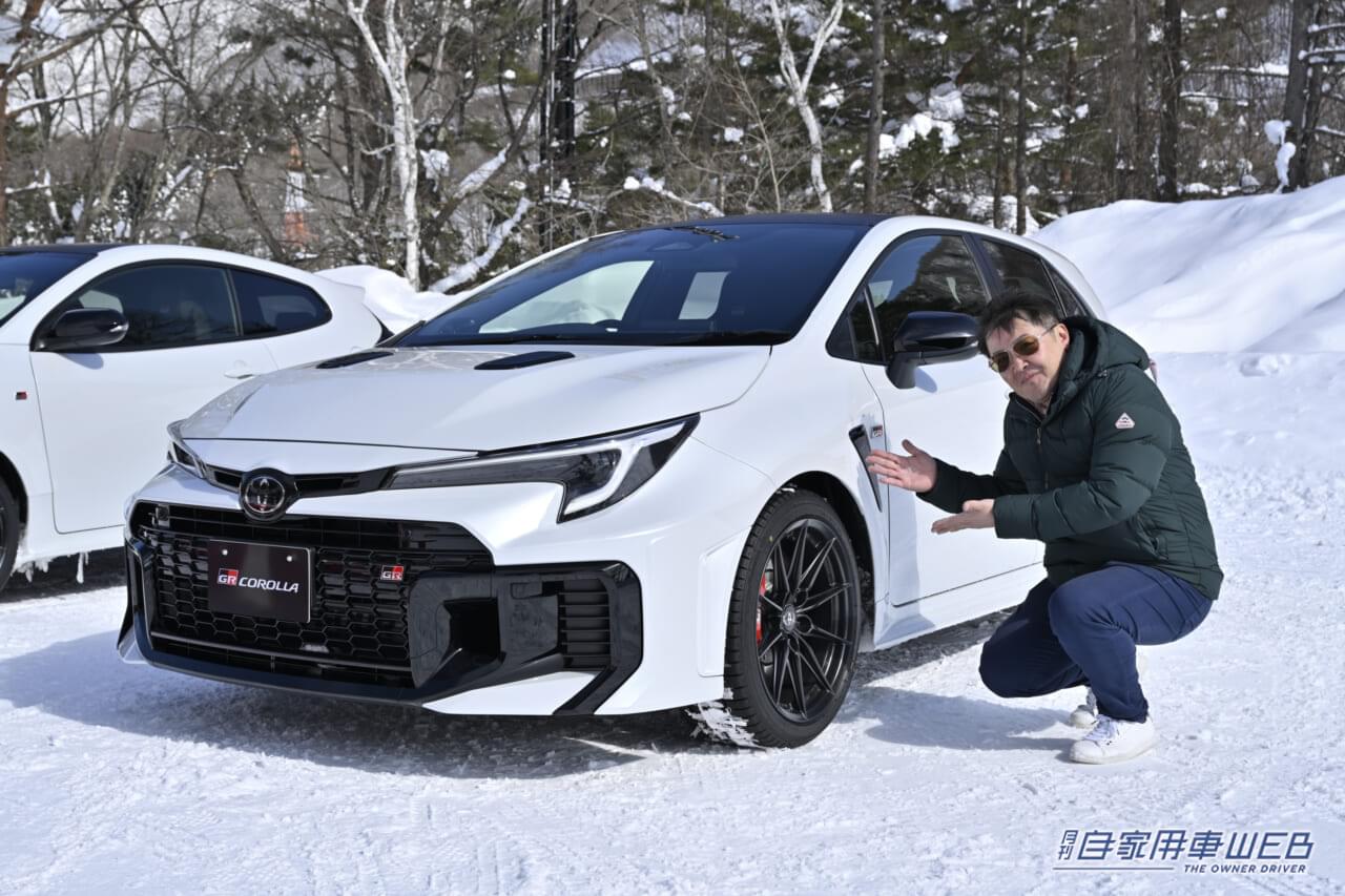 トヨタGRカローラ|雪上ドライブで強く実感! 最新GRカローラ試乗【ハンドリングの小気味よさが大幅アップ】