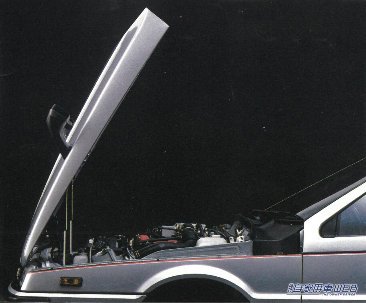 ボンネットは前方ヒンジタイプ。|「鬼才ジウジアーロが手掛けた美しいデザイン」複雑な造形をいすゞの高度な技術力で量産化。日本が世界の頂点に立とうとしていた時代に生み出された、贅沢な大人の乗り物。