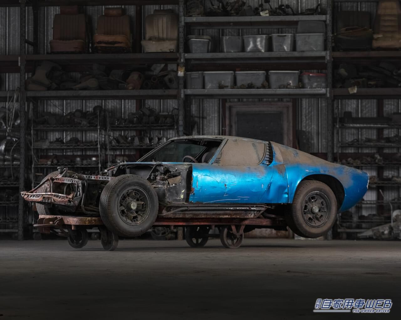 ランボルギーニ・ミウラP400S|「鉄くず同然なのに1億5000万円?! 」【面白レア車物語】ランボルギーニ ミウラP400S