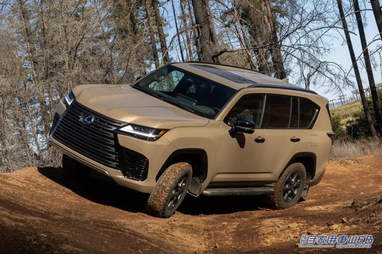 レクサスLX700h(北米仕様)|「もうラダーフレームの乗り味じゃない」「到達点だね!」レクサスLX700h(北米仕様)試乗【“滑らかな走り”にはさらなる先があった】
