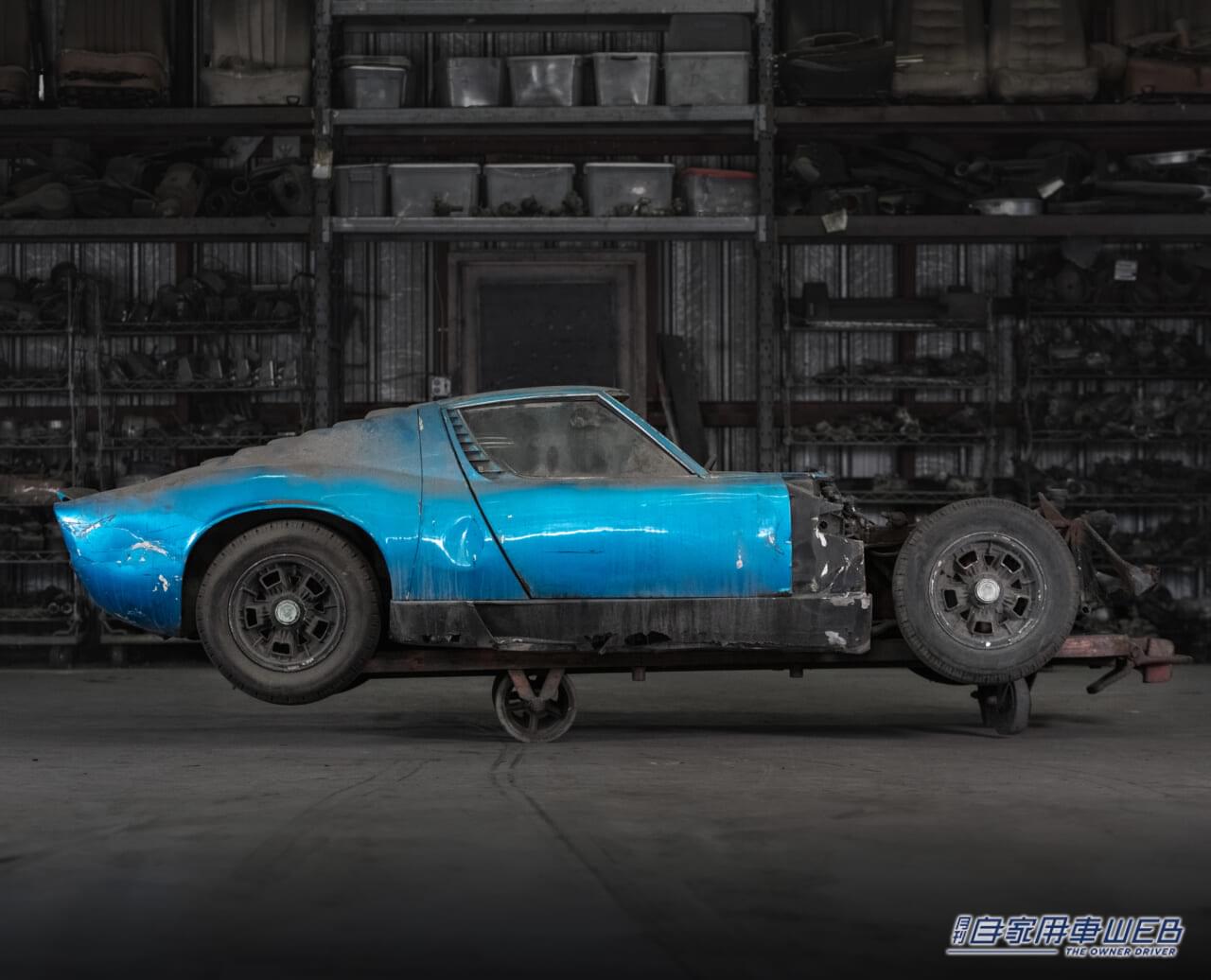 ランボルギーニ・ミウラP400S|「鉄くず同然なのに1億5000万円?! 」【面白レア車物語】ランボルギーニ ミウラP400S