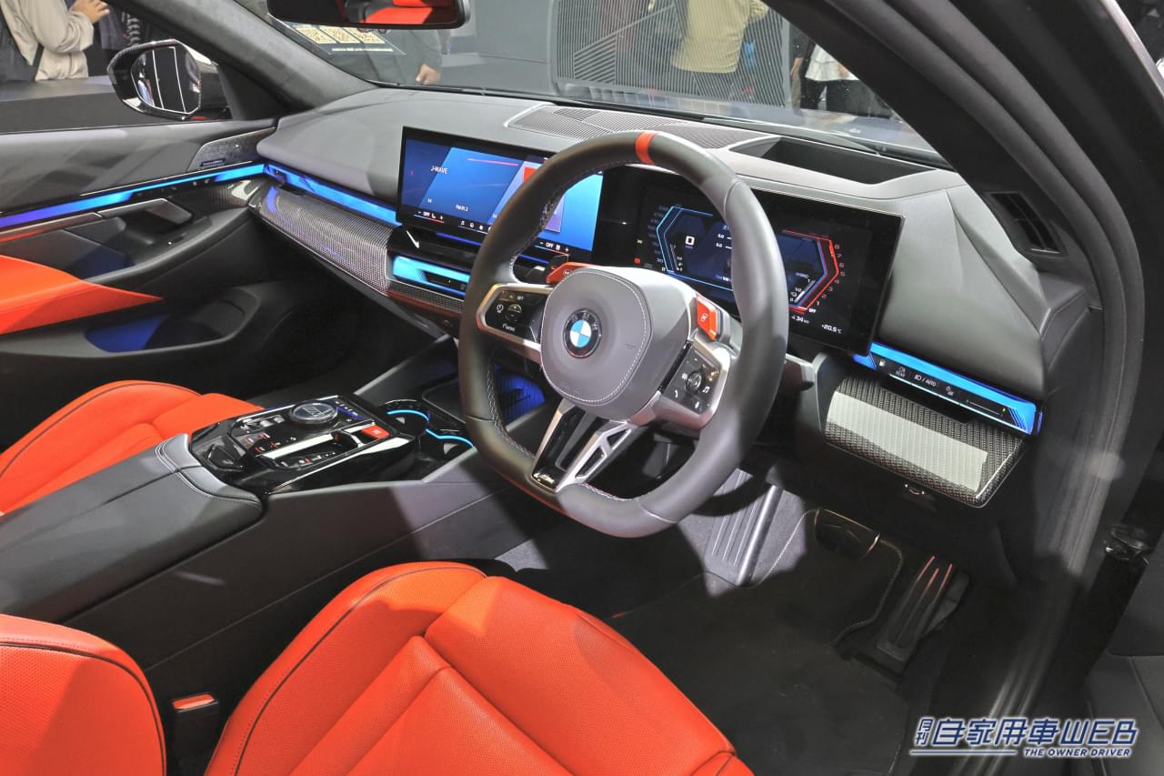 |エレガントなハイパフォーマンスセダンが純正パーツでキャラ豹変。ゴテゴテにならない絶妙さがイイ!「システム最高出力727PS/最大トルク1000Nmって、凄くない?」