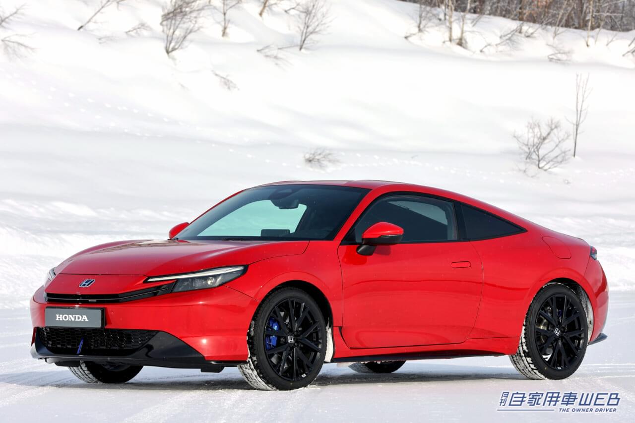 |「今すぐ積んで、売ってほしい!」ホンダの次世代ハイブリッドの見どころを解説【小型用e:HEVヴェゼル&次期プレリュードを雪上試乗】