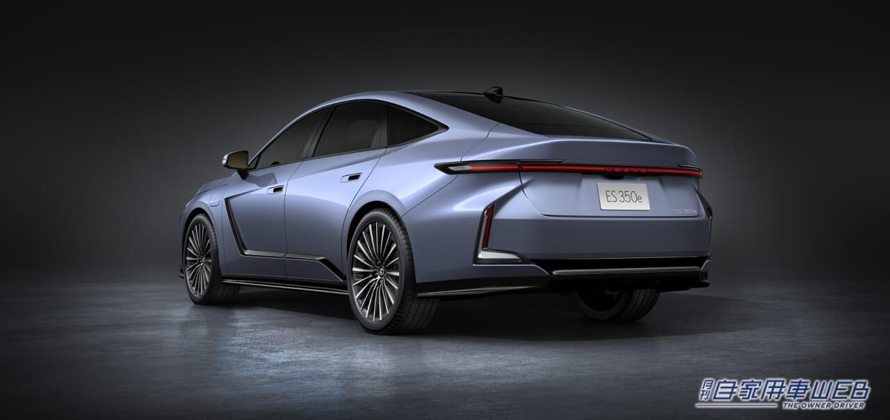 |レクサス「新型ES」世界初披露【静粛性と乗り心地を極めた次世代モデルは、HEVとBEVで世界展開へ】