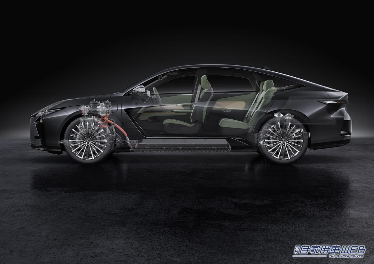 |レクサス「新型ES」世界初披露【静粛性と乗り心地を極めた次世代モデルは、HEVとBEVで世界展開へ】