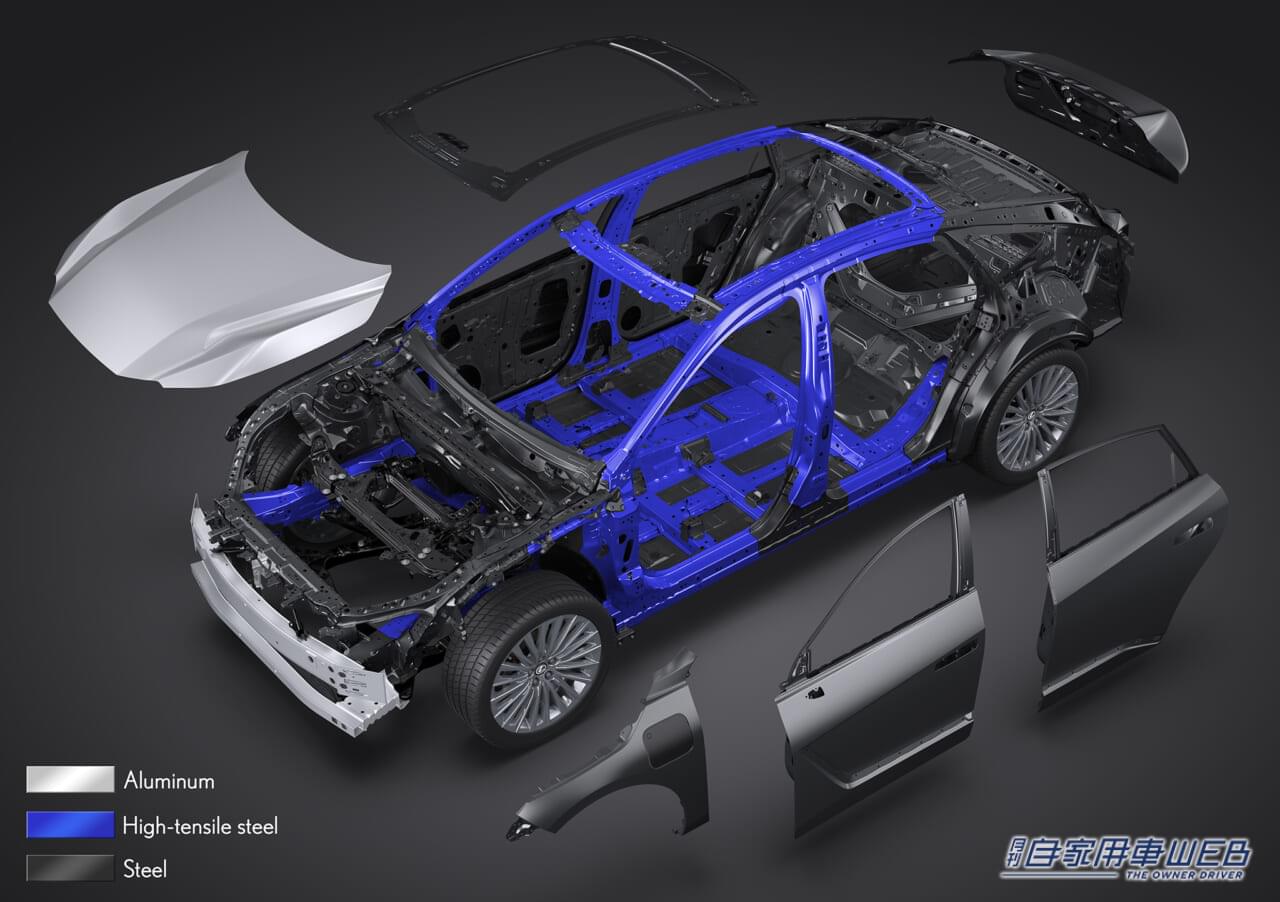 |レクサス「新型ES」世界初披露【静粛性と乗り心地を極めた次世代モデルは、HEVとBEVで世界展開へ】