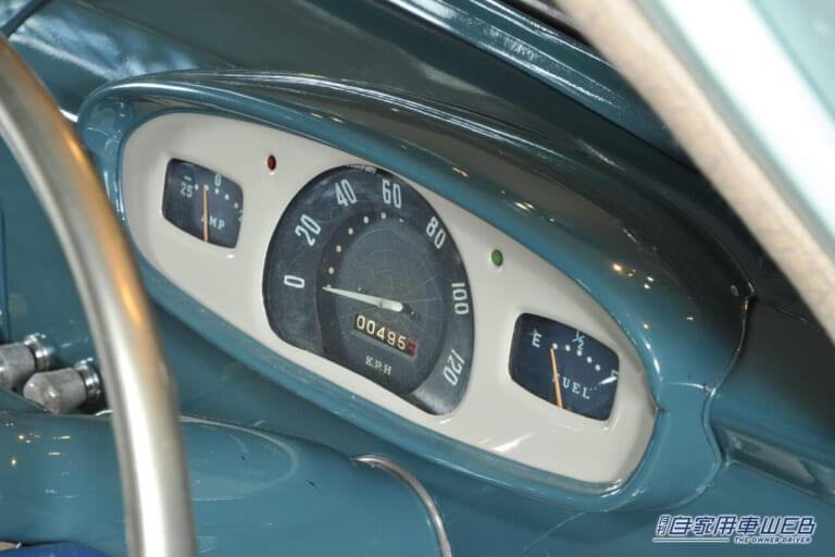 P-1(すばる1500)のスピードメーター|「スバルに幻の名車が存在!」「社名の由来にもなった」わずか10台…タクシーとしてして使用されていたことも…。貴重なモデルを紹介