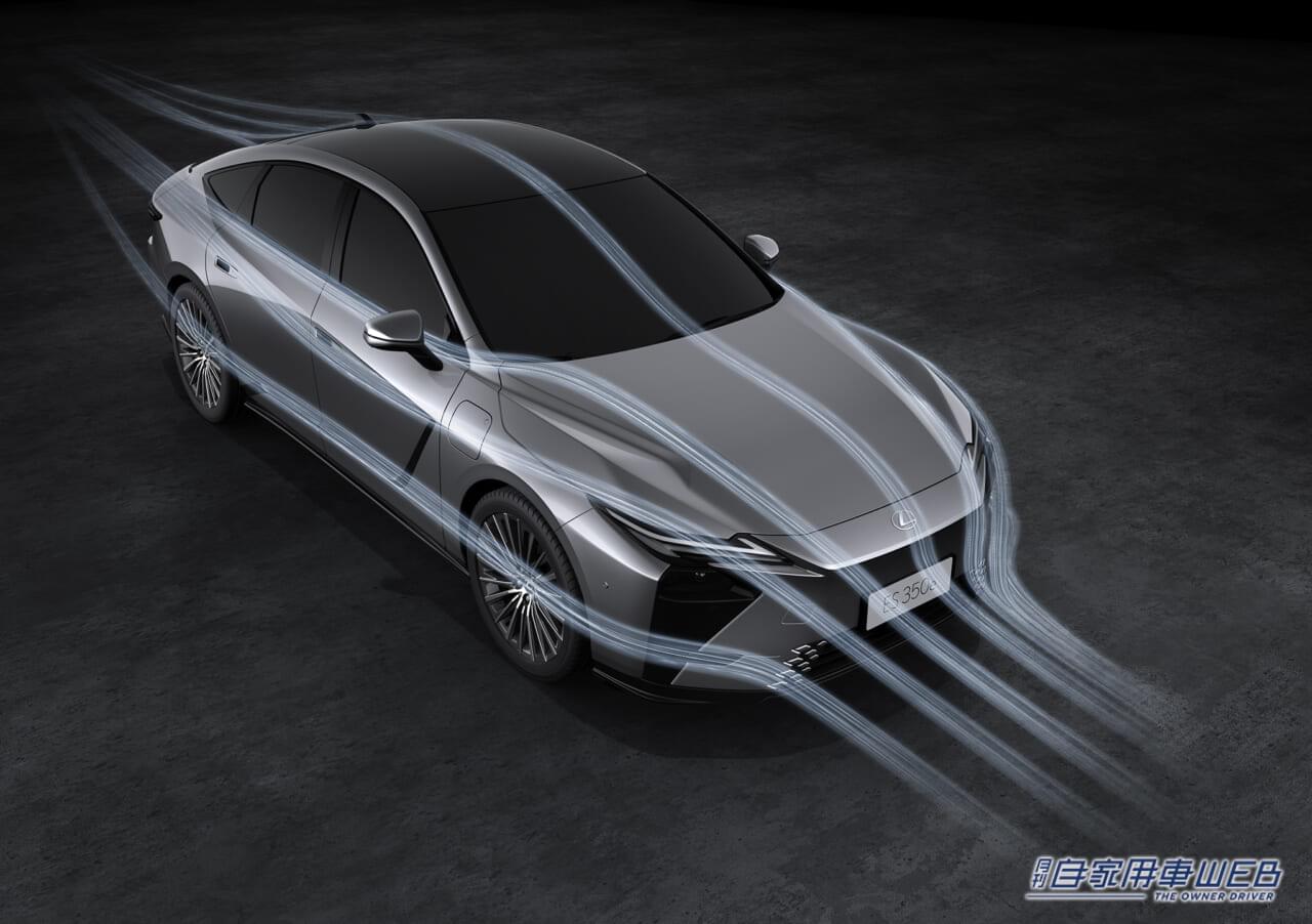 |レクサス「新型ES」世界初披露【静粛性と乗り心地を極めた次世代モデルは、HEVとBEVで世界展開へ】