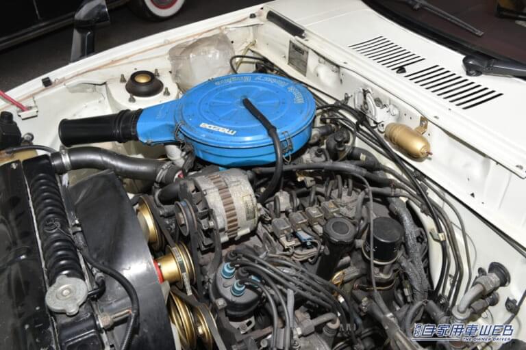マツダ RX-7のロータリーエンジン。12A型