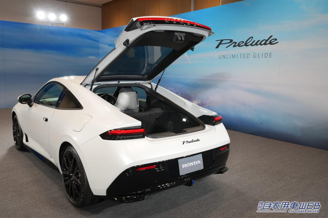|ホンダ・プレリュードのインテリアを初公開【新型もやっぱり一流のデートカー。キャビン&シートに納得の工夫あり】