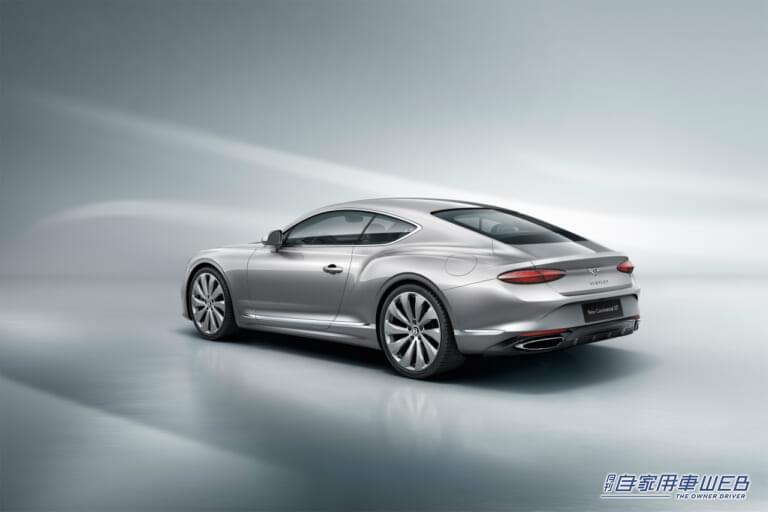 2ドアクーペの、ベントレー コンチネンタルGT リアデザイン