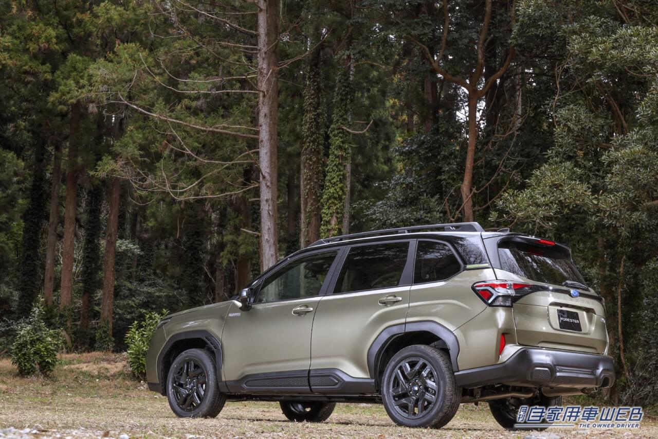 |「ライバルと真っ向勝負!」大進化を遂げた新型フォレスターが正式発売【新ハイブリッド「S:HEV」は420万2000円から】