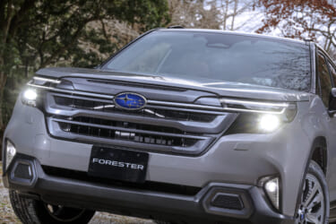 「ライバルと真っ向勝負!」大進化を遂げた新型フォレスターが正式発売【新ハイブリッド「S:HEV」は420万2000円から】