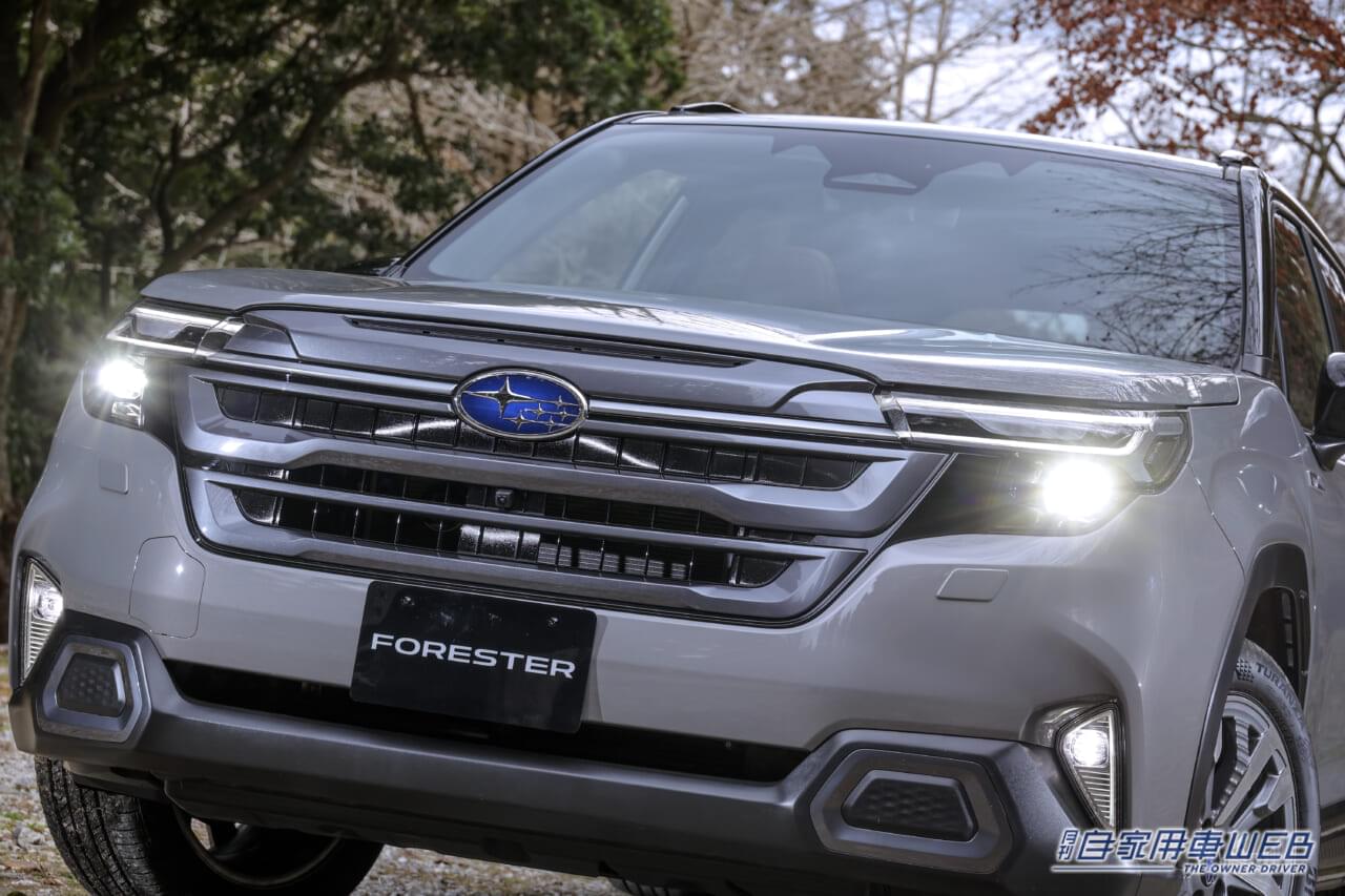 「ライバルと真っ向勝負!」大進化を遂げた新型フォレスターが正式発売【新ハイブリッド「S:HEV」は420万2000円から】