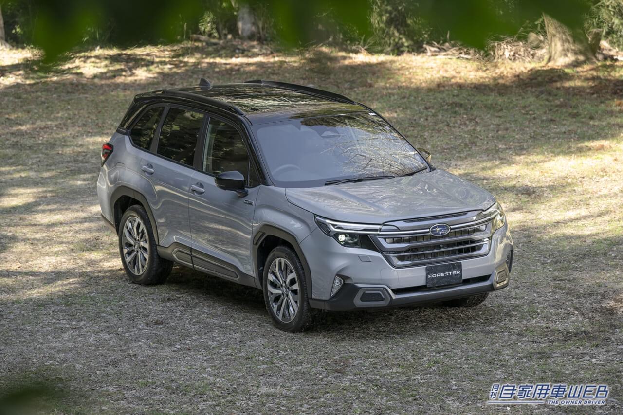 |「ライバルと真っ向勝負!」大進化を遂げた新型フォレスターが正式発売【新ハイブリッド「S:HEV」は420万2000円から】