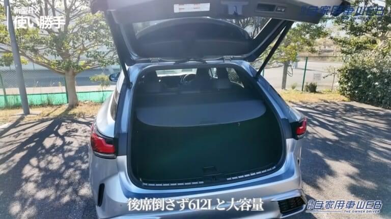 レクサスRXのラゲッジルーム