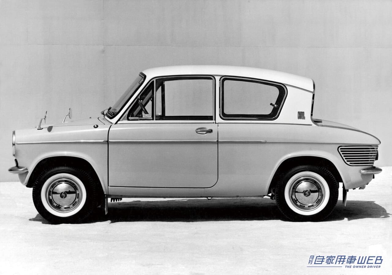 マツダ キャロル360|「当時としては異例」「極めて珍しい」マツダ・イズムの塊。当初は順調なセールスを記録するも、その栄光は長くは続かなかった。現在も継続して販売されるモデルを紹介。