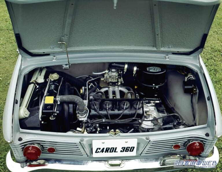 マツダ キャロル360のエンジン|「当時としては異例」「極めて珍しい」マツダ・イズムの塊。当初は順調なセールスを記録するも、その栄光は長くは続かなかった。現在も継続して販売されるモデルを紹介。