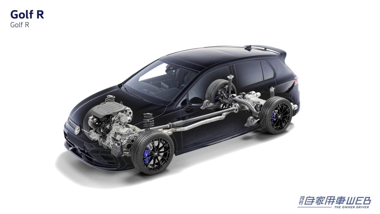 |VWゴルフのハイパフォーマンスモデル「ゴルフR」最新型を国内初試乗。FFベースの4WD車とは思えない!アクセルワークで姿勢変化を楽しめる!!