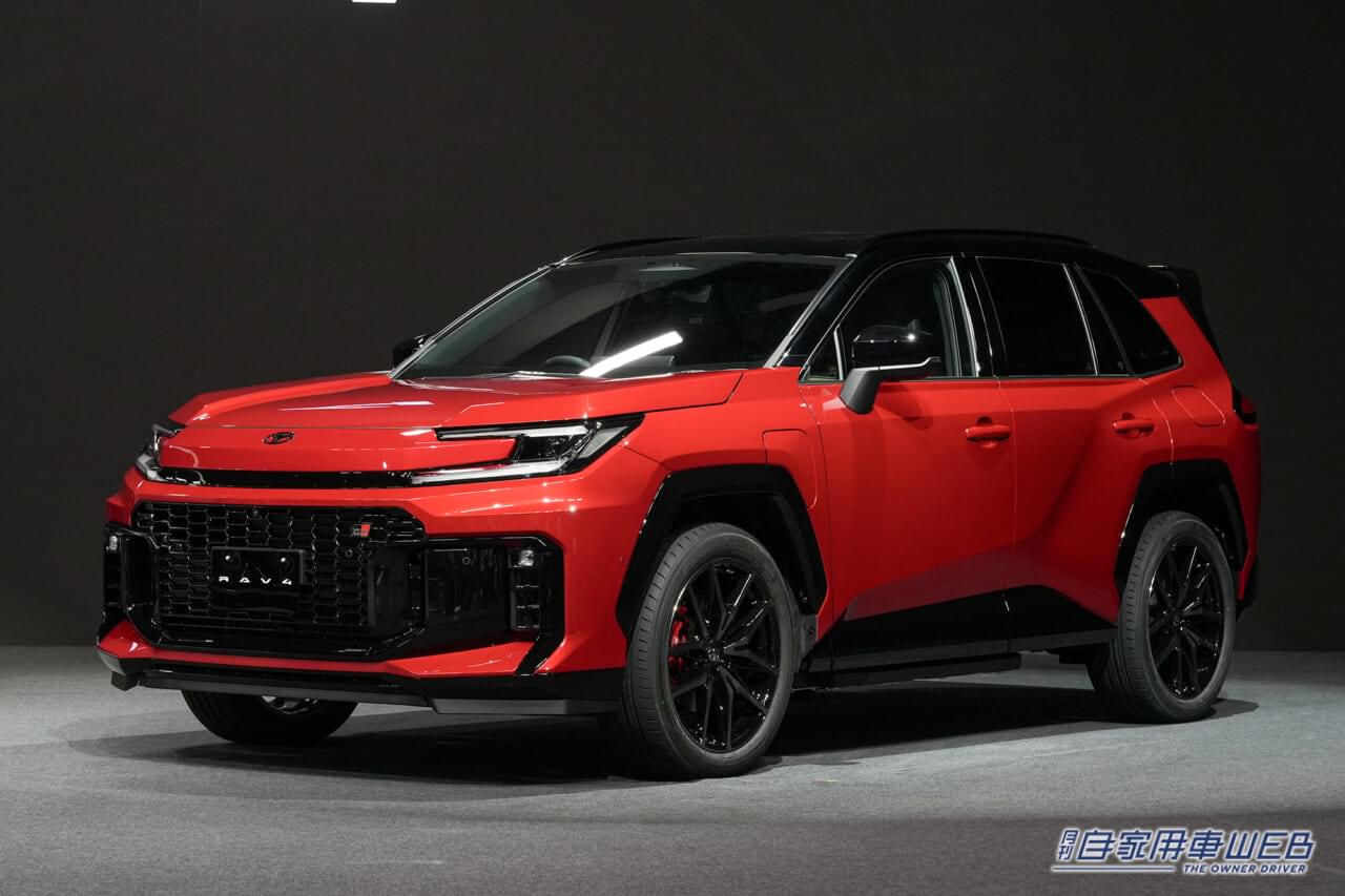 トヨタ、新型RAV4を世界初公開:注目のGRスポーツを含む、3つのスタイルモデルを披露【日本導入は2025年度内を予定】