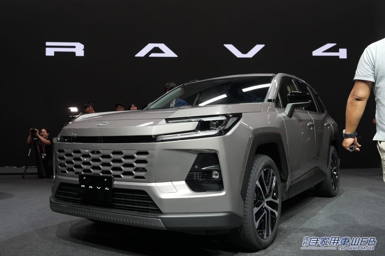 |トヨタ、新型RAV4を世界初公開:注目のGRスポーツを含む、3つのスタイルモデルを披露【日本導入は2025年度内を予定】