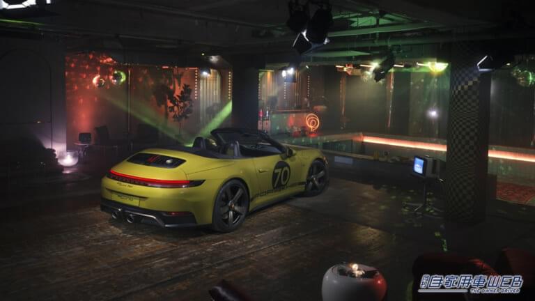 911カレラGTSカブリオレをベースにした「ポルシェ911スピリット70」|伝説のパシャパターンが蘇る! 70年代スタイルを纏った最新911「ポルシェ911スピリット70」誕生
