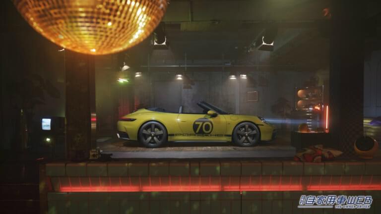 911カレラGTSカブリオレをベースにした「ポルシェ911スピリット70」