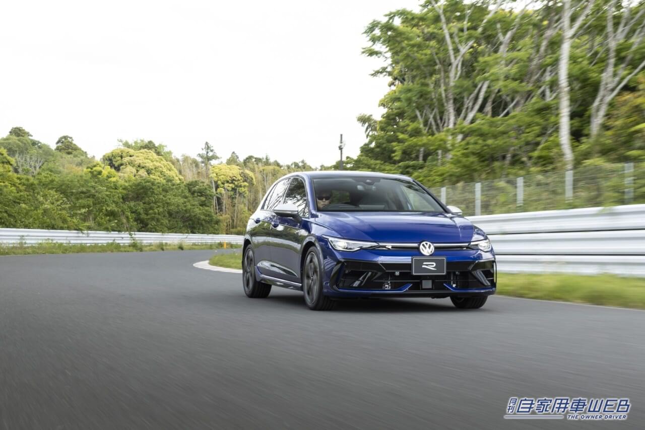 |VWゴルフのハイパフォーマンスモデル「ゴルフR」最新型を国内初試乗。FFベースの4WD車とは思えない!アクセルワークで姿勢変化を楽しめる!!