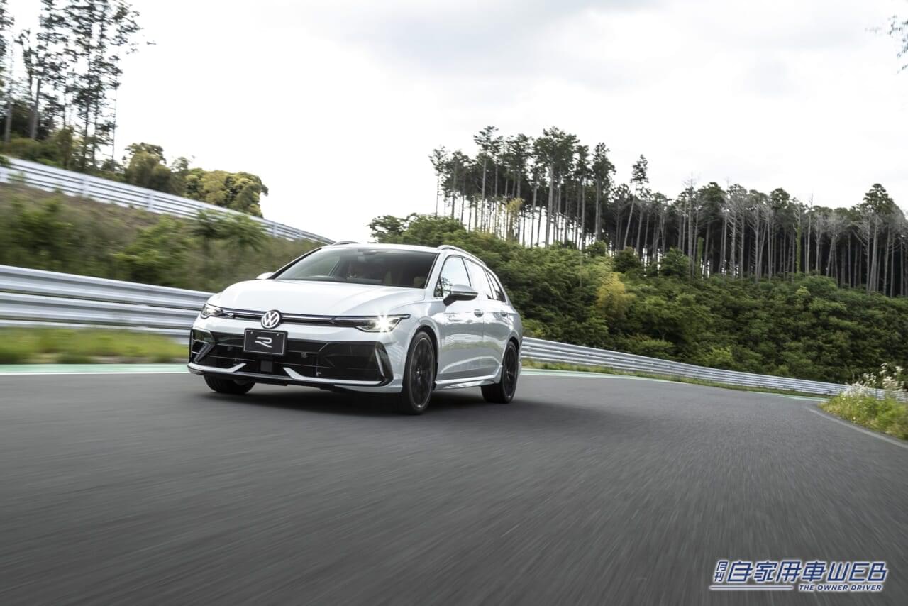 |VWゴルフのハイパフォーマンスモデル「ゴルフR」最新型を国内初試乗。FFベースの4WD車とは思えない!アクセルワークで姿勢変化を楽しめる!!