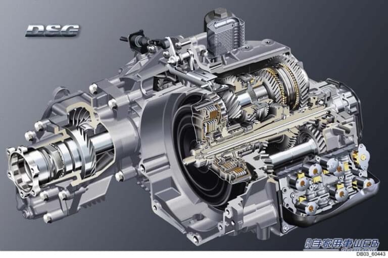 大出力車用に用いられているVWグループの最新DSG。