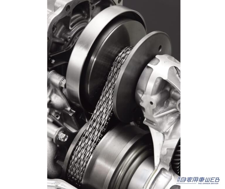 スバルが採用するチェーン方式のCVT