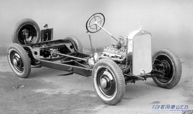 1931年に製造されたメルセデス・ベンツ170|「革新的な方式」「FF車の元祖」イギリス生まれの超有名な名車が、今の自動車の礎となった。小さなボディにエンジン横置きレイアウトの発明。