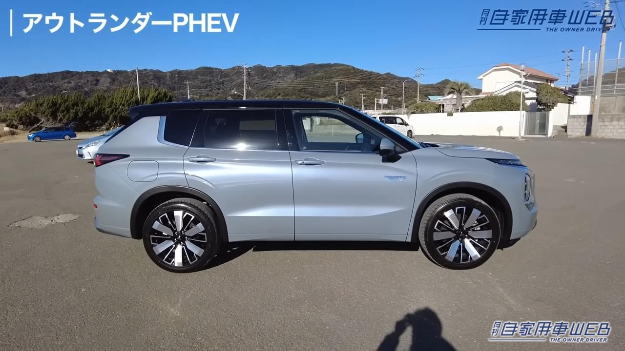|「この大きさで」「EVとは…」三菱の本気を体現。デザインも走りも「威風堂々」アウトランダー PHEVの存在感。