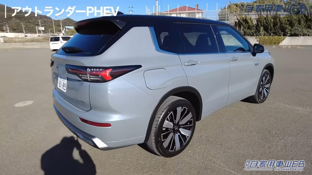 |「この大きさで」「EVとは…」三菱の本気を体現。デザインも走りも「威風堂々」アウトランダー PHEVの存在感。