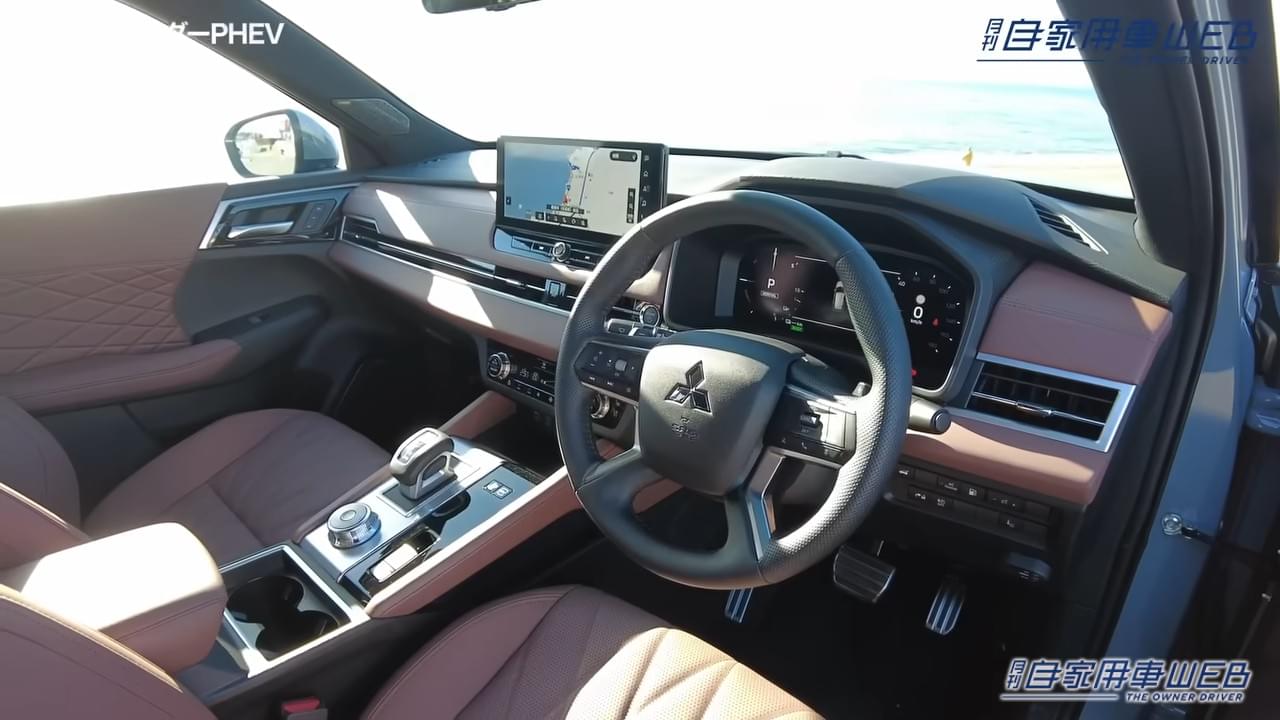 |「この大きさで」「EVとは…」三菱の本気を体現。デザインも走りも「威風堂々」アウトランダー PHEVの存在感。