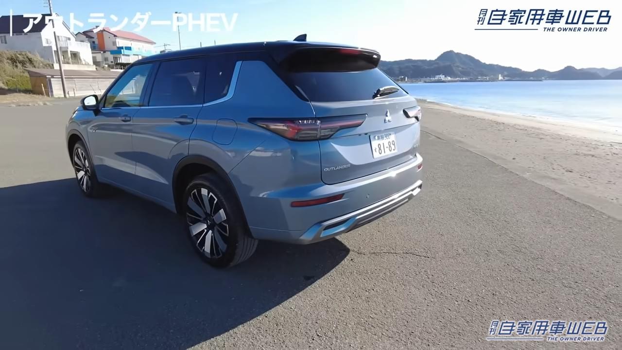 |「この大きさで」「EVとは…」三菱の本気を体現。デザインも走りも「威風堂々」アウトランダー PHEVの存在感。