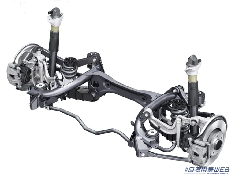 アウディA4に採用されている最新のマルチリンク|「1982年、革命が起きた」「100年でここまで進化した」車の乗り心地を左右する重要な部分は、数々の形式が開発され、確実に進化を遂げた。