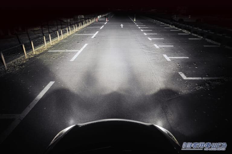 GIGA LEDヘッドバルブ D9 6000Kの照射パターン|「ブランド初の試み」「これは気になる…」コンパクトだけどパワフル! 優れた冷却・放熱性を実現したハイスペックモデル。EC専売で店舗販売ナシ!?