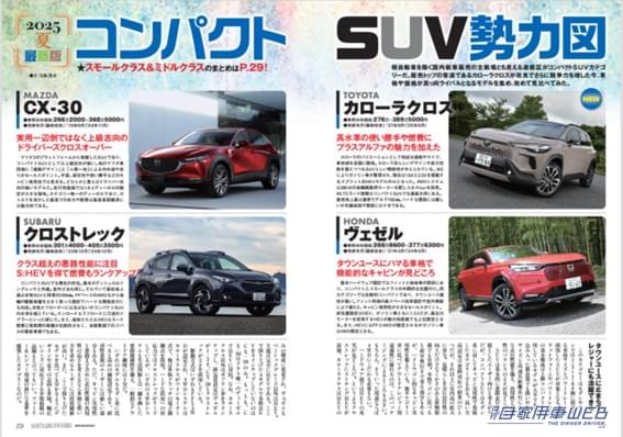 |【月刊自家用車9月号発売】新型カローラクロス魅力解剖/新型CX-5の全貌/新型ムーヴ試乗リポート/e VITARA先行試乗/最新注目モデル攻略大作戦/全国新車値引き生情報etc.