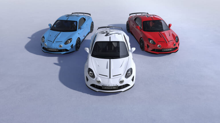 伝説のトリコロールが蘇る！アルピーヌ「A110 R 70 BLEU BLANC ROUGE」日本向けはわずか14台が限定販売】