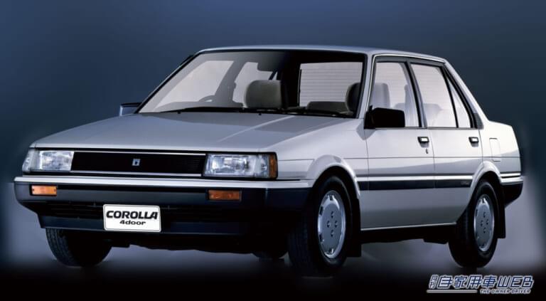 トヨタ カローラ｜1966年に革命が起こる。「富士重工業がNTN（旧東洋ベアリング）と共同開発」。トヨタは一番遅れて1983年に参入。「よいのは居住性だけ」と言われながら、技術革新で今は主流に。