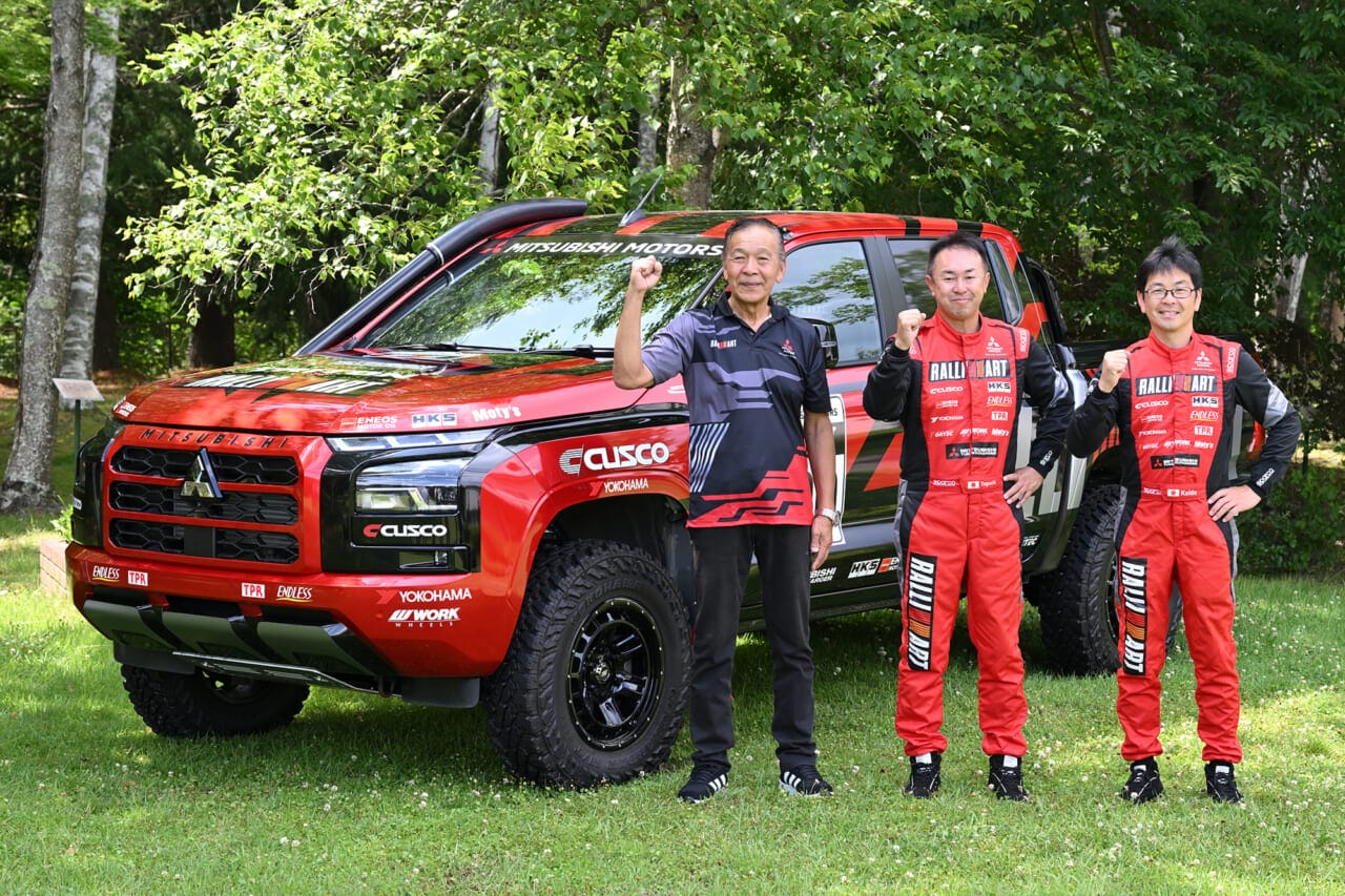 【今年はオートマ車も!市販車へのフィードバックも期待大】チーム三菱ラリーアート、アジアクロスカントリーラリー2025への参戦を発表