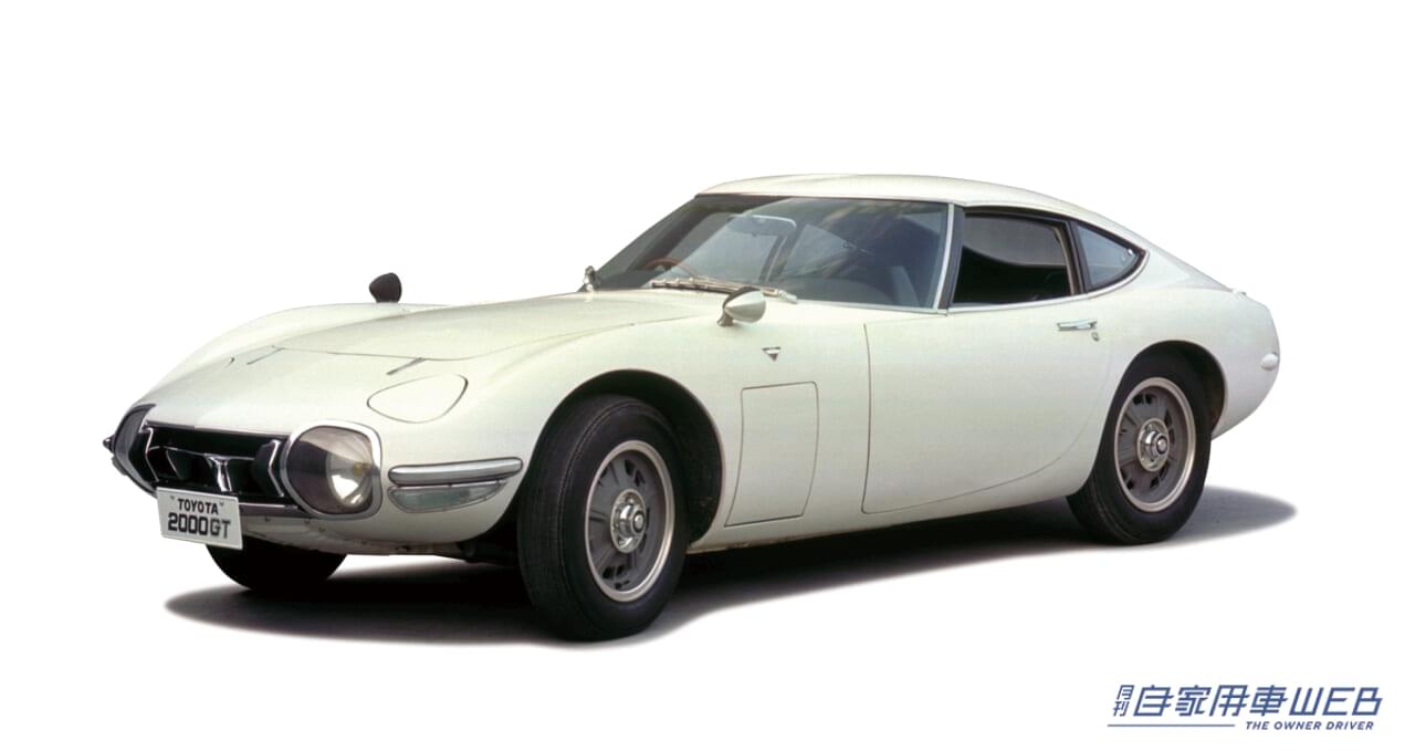 1967年から製造されたトヨタ2000GT。｜日本を代表する幻のスポーツカーが初めて全輪に採用。進化し続ける自動車の重要なパーツの歴史を紐解く。