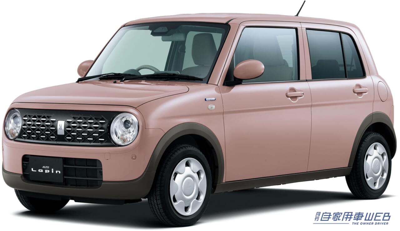 |スズキ・アルト ラパン、一部仕様変更を実施【全車、Mハイブリッド化】