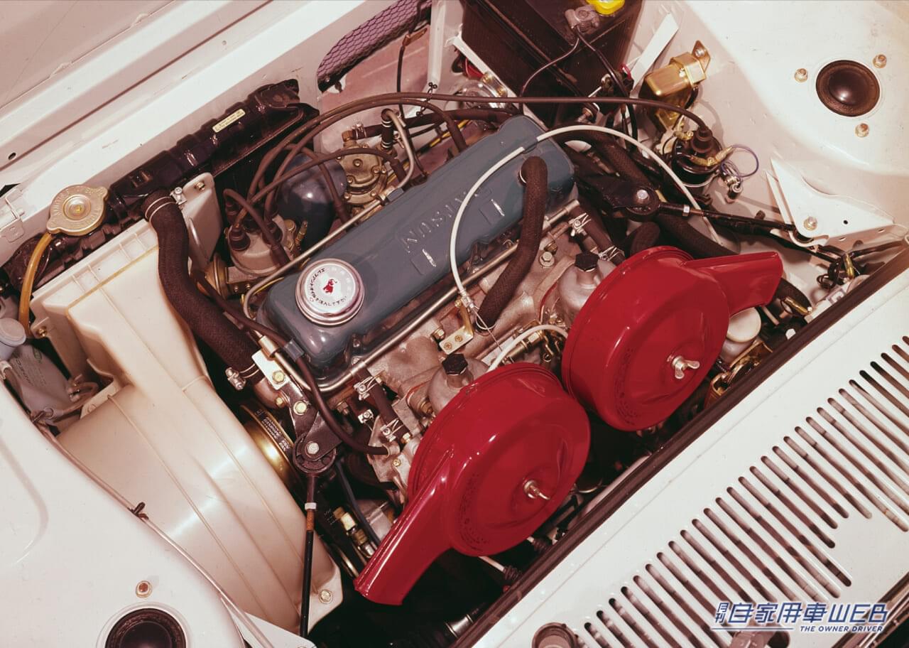 |「R」が与えられたスパルタンモデルは、プリンス自動車の忘れ形見ともいえる一台。ライトウェイトスポーツの元祖としても有名