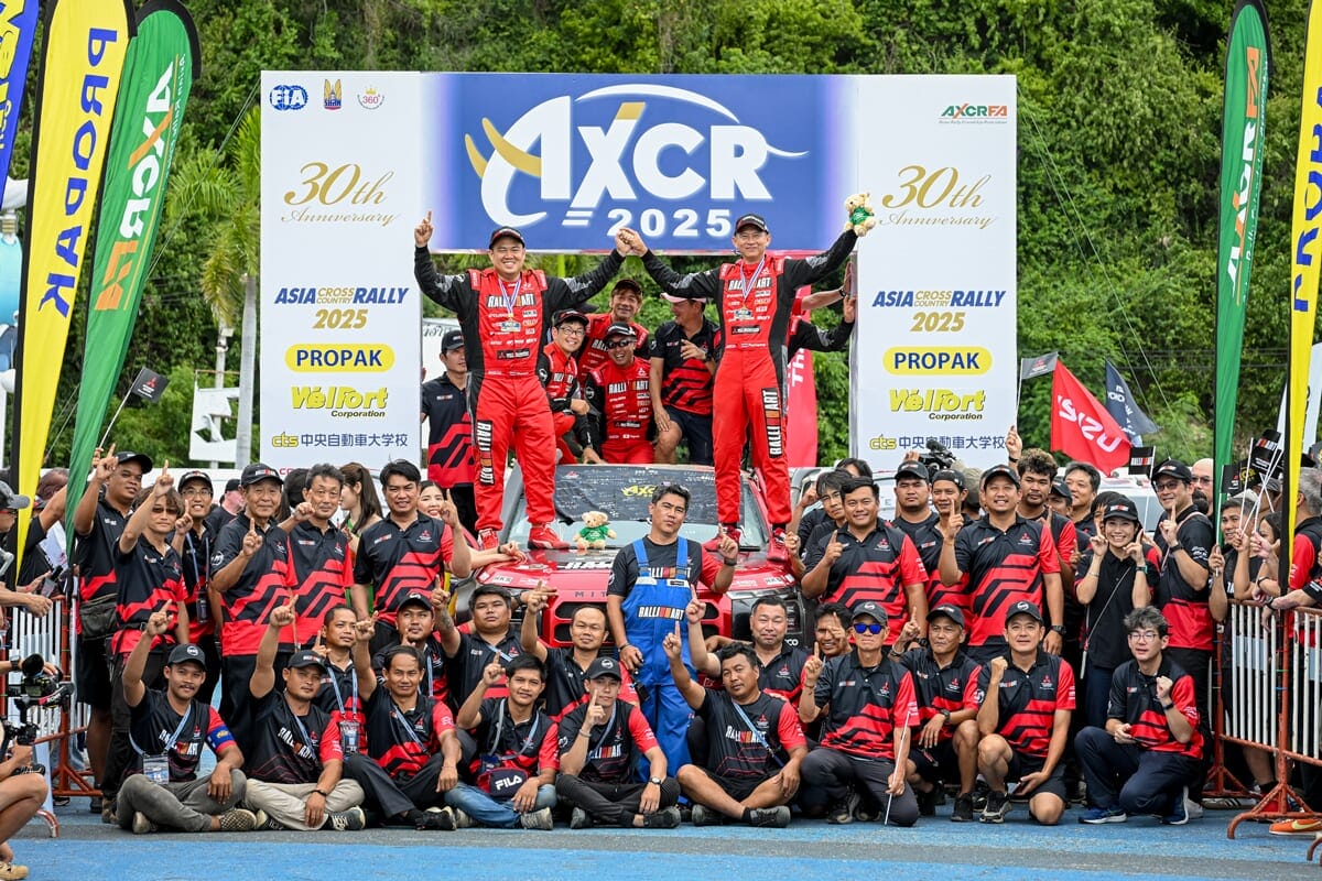 ｜「チーム三菱ラリーアート」3年ぶり総合優勝とチーム賞を獲得 【アジアクロスカントリーラリー2025で悲願達成】