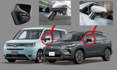 「死角の悩み、これで解決」「ジャストフィット助かる」データシステム・車種別サイドミラーカメラのすゝめ【最新ステップワゴン&カローラクロス用が追加】