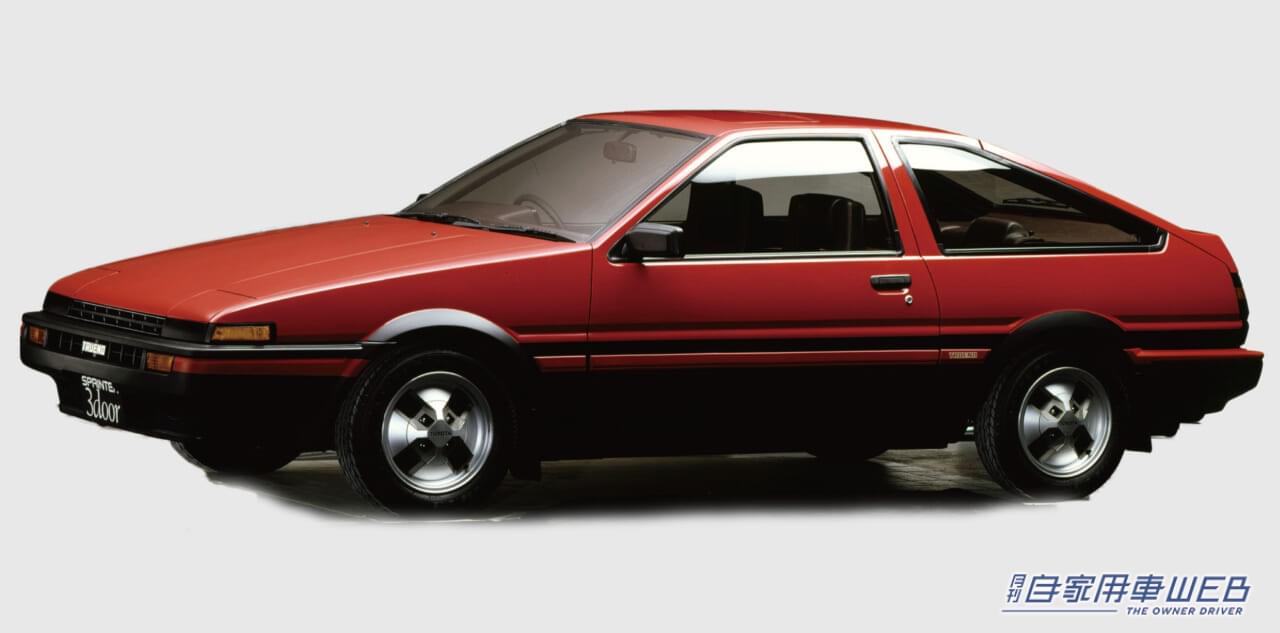 |ドリフトマシンとして重宝された軽量・コンパクトなFRスポーツ。アニメの影響で、今も絶大な人気を誇る「不朽の名車=ハチロク」