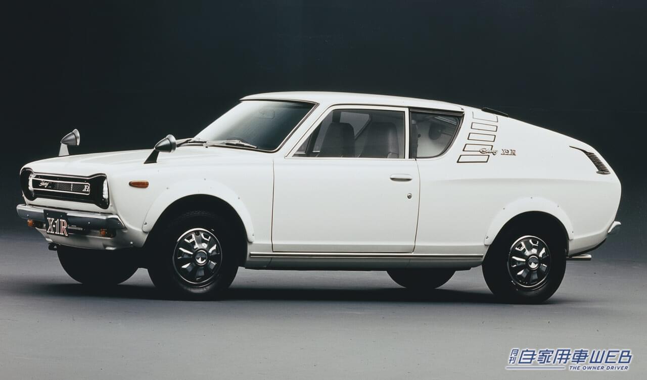 |「R」が与えられたスパルタンモデルは、プリンス自動車の忘れ形見ともいえる一台。ライトウェイトスポーツの元祖としても有名