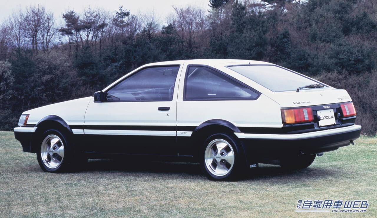 |ドリフトマシンとして重宝された軽量・コンパクトなFRスポーツ。アニメの影響で、今も絶大な人気を誇る「不朽の名車=ハチロク」